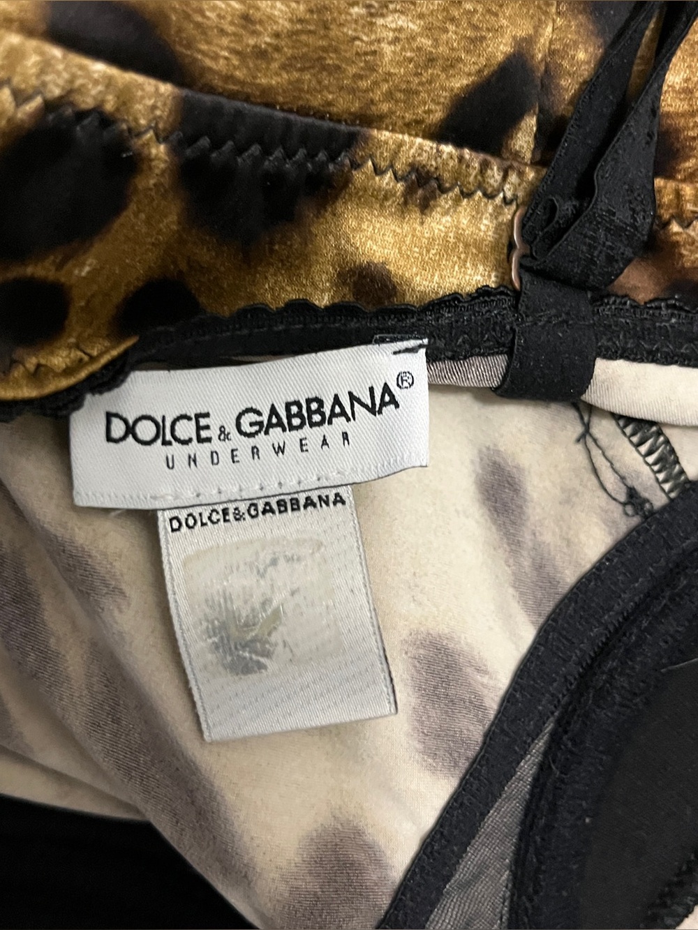 Dolce & Gabbanna Leopard print lingerie dress - Picture 4 of 9